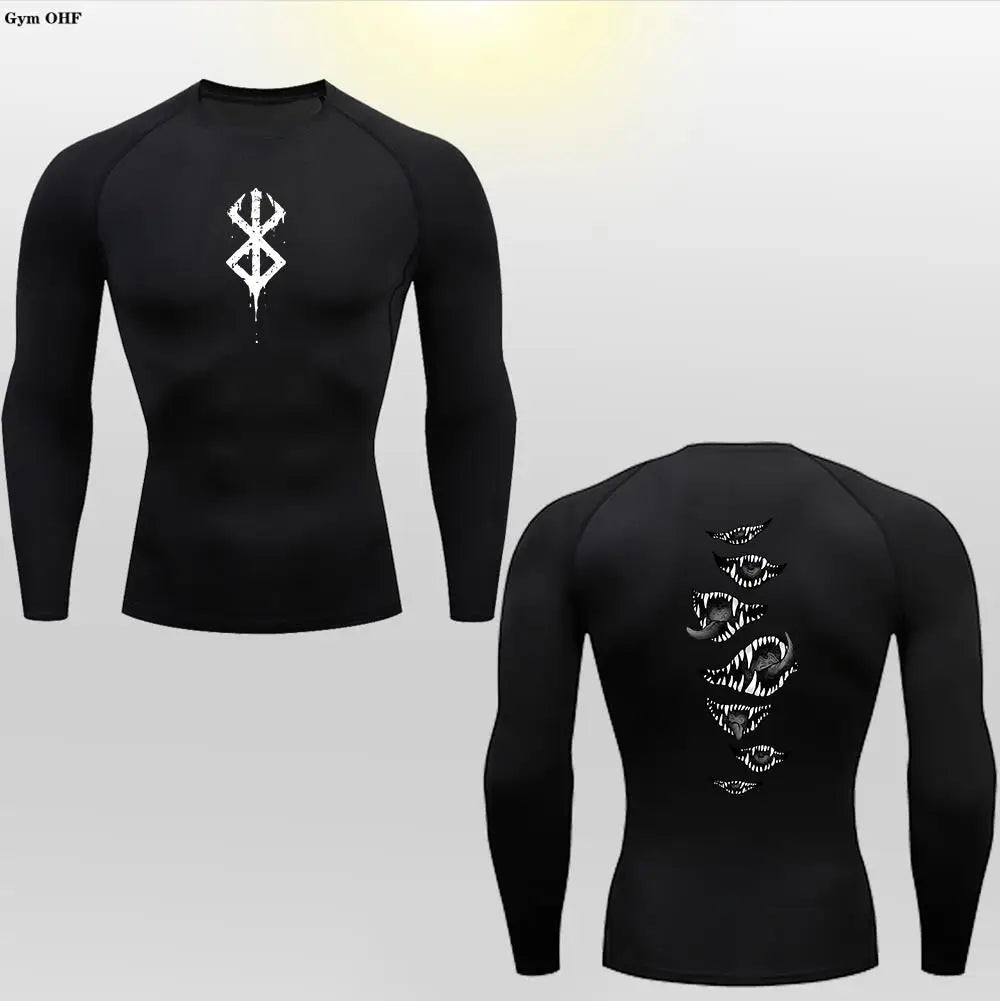 Camiseta de Compresión de Berserker edición GymFlow