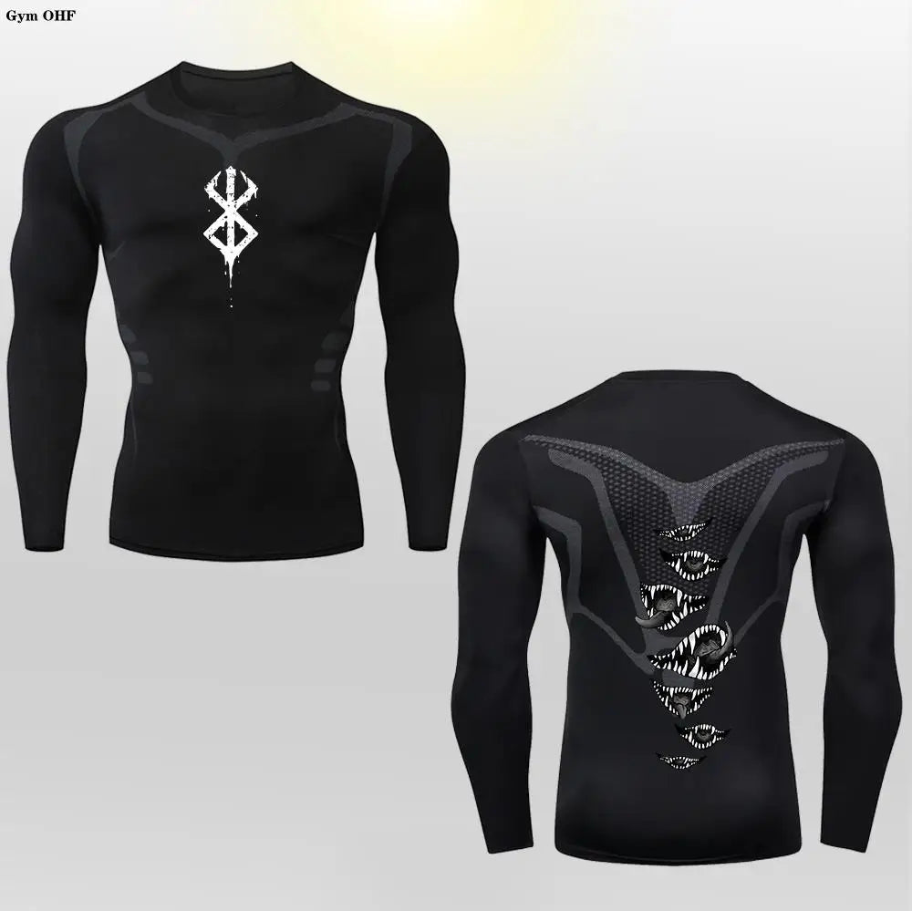 Camiseta de Compresión de Berserker edición GymFlow
