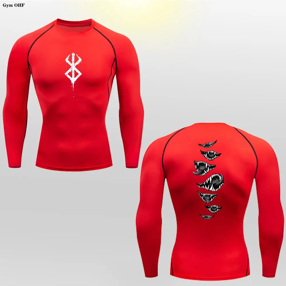 Camiseta de Compresión de Berserker edición GymFlow