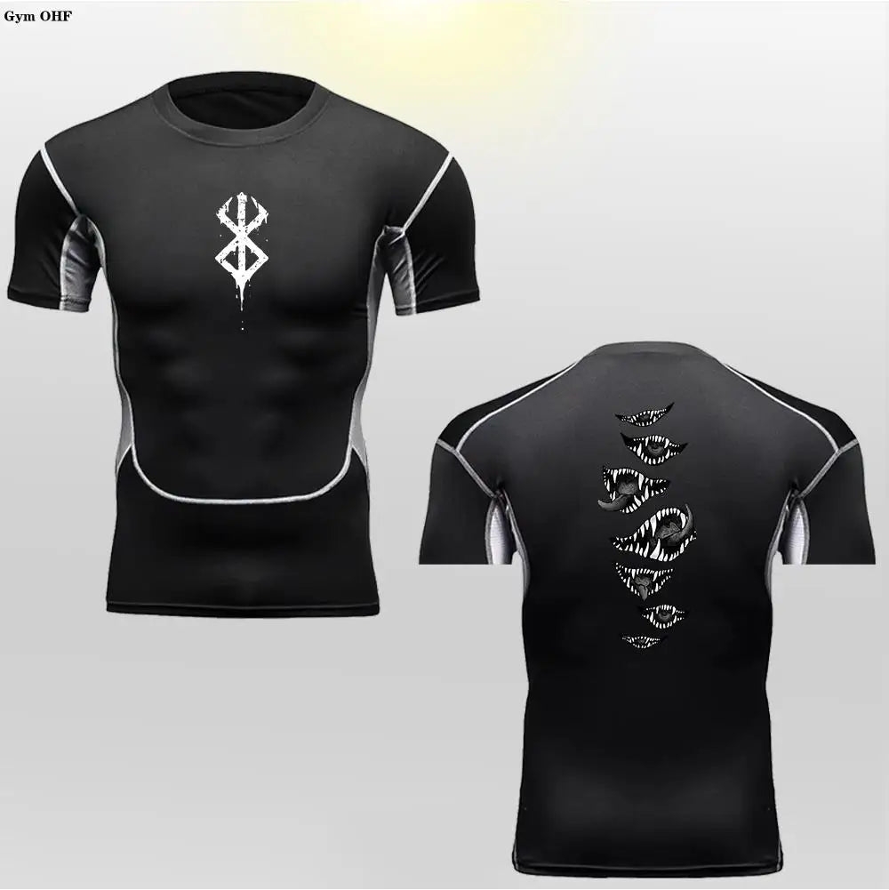 Camiseta de Compresión de Berserker edición GymFlow