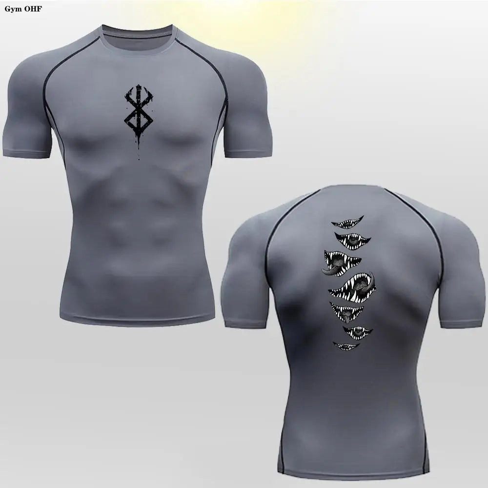 Camiseta de Compresión de Berserker edición GymFlow