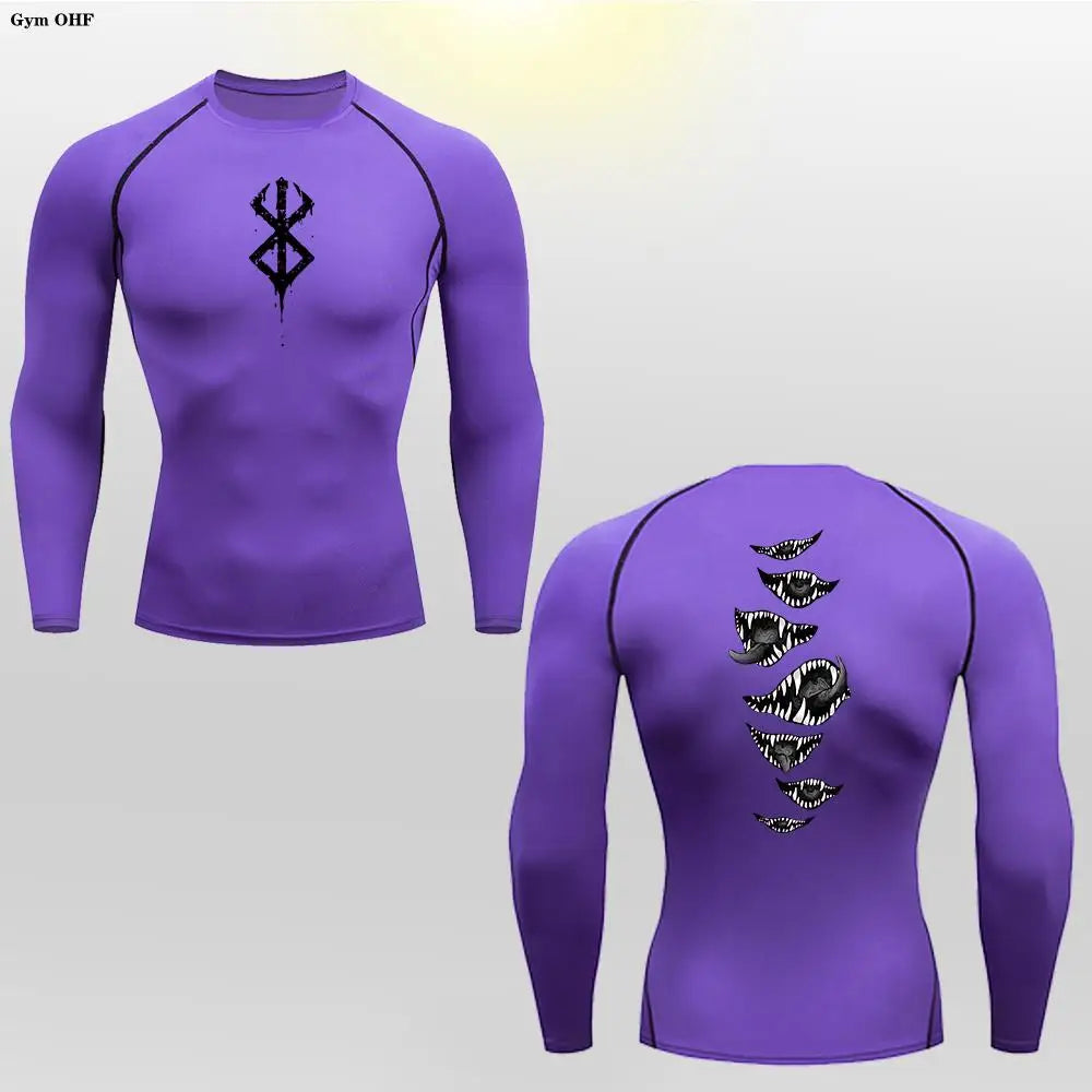 Camiseta de Compresión de Berserker edición GymFlow