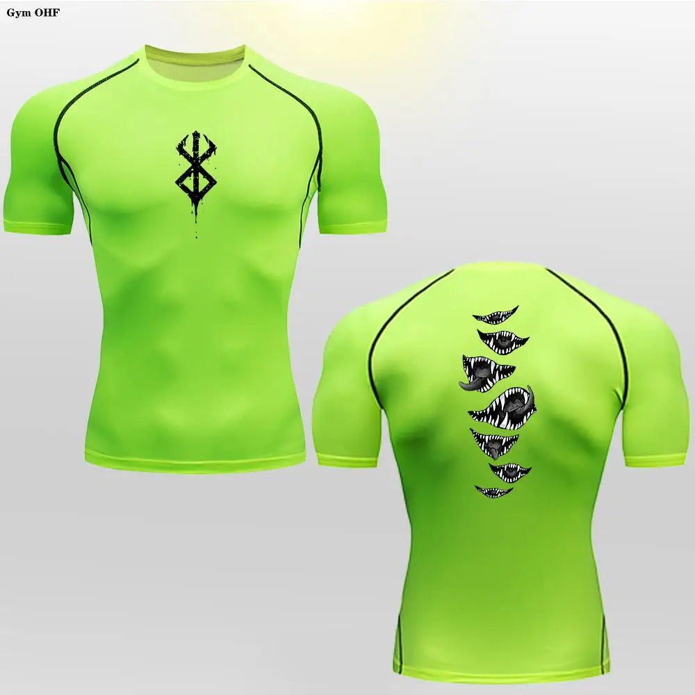 Camiseta de Compresión de Berserker edición GymFlow